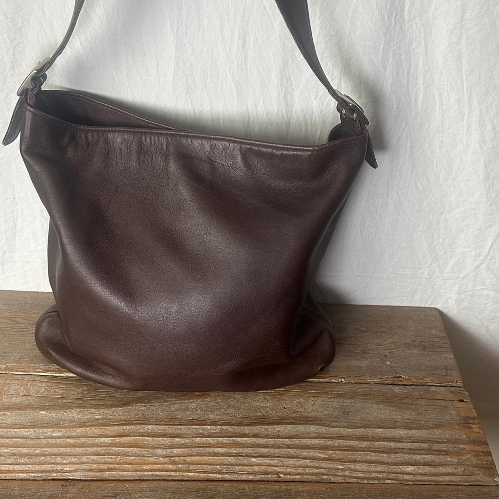 Coach Rich Brown Leather Slim Legacy Shoulder Bag - Picture 3 of 11